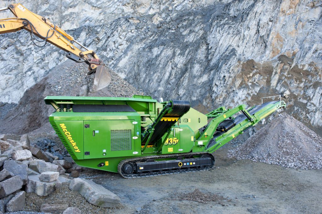 McCloskey J35 jaw crusher.