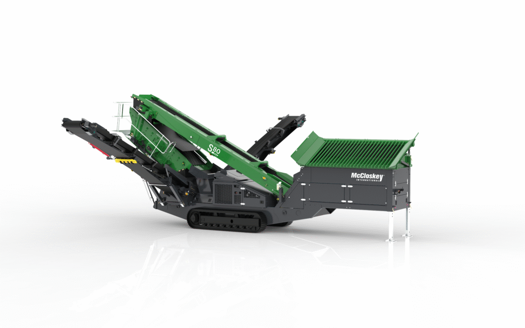 Render van de McCloskey S80 vlakdekzeef.